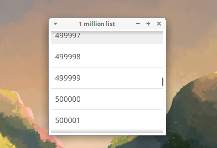 1 million list