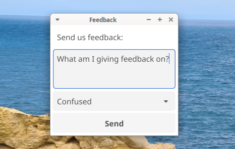 Feedback form