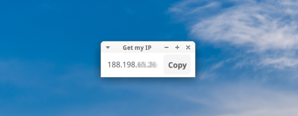 Get my IP screenshot